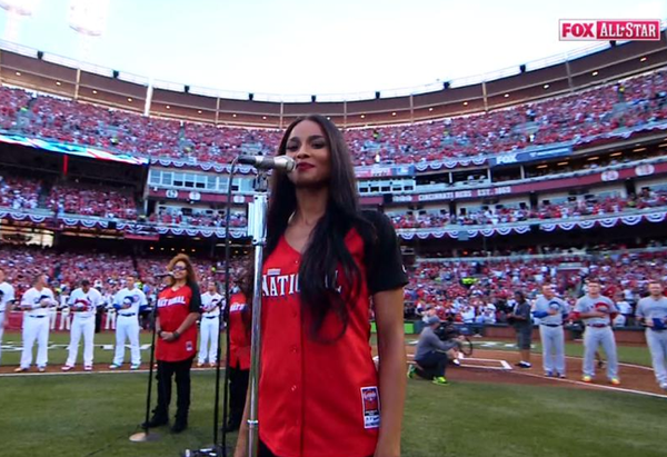 Ciara Busted Out The National Anthem Before The MLB All Star Game ...